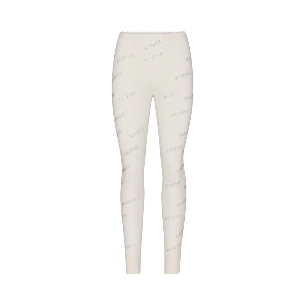 RARE Skims Marble Pointelle Rhinestone Leggings - Picture 3 of 4